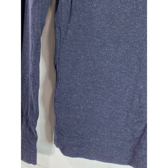 BOSS HUGO BOSS Men's Navy Cotton Slim-Fit Thermal Henley Long Sleeve Shirt SZ S - Picture 6 of 13